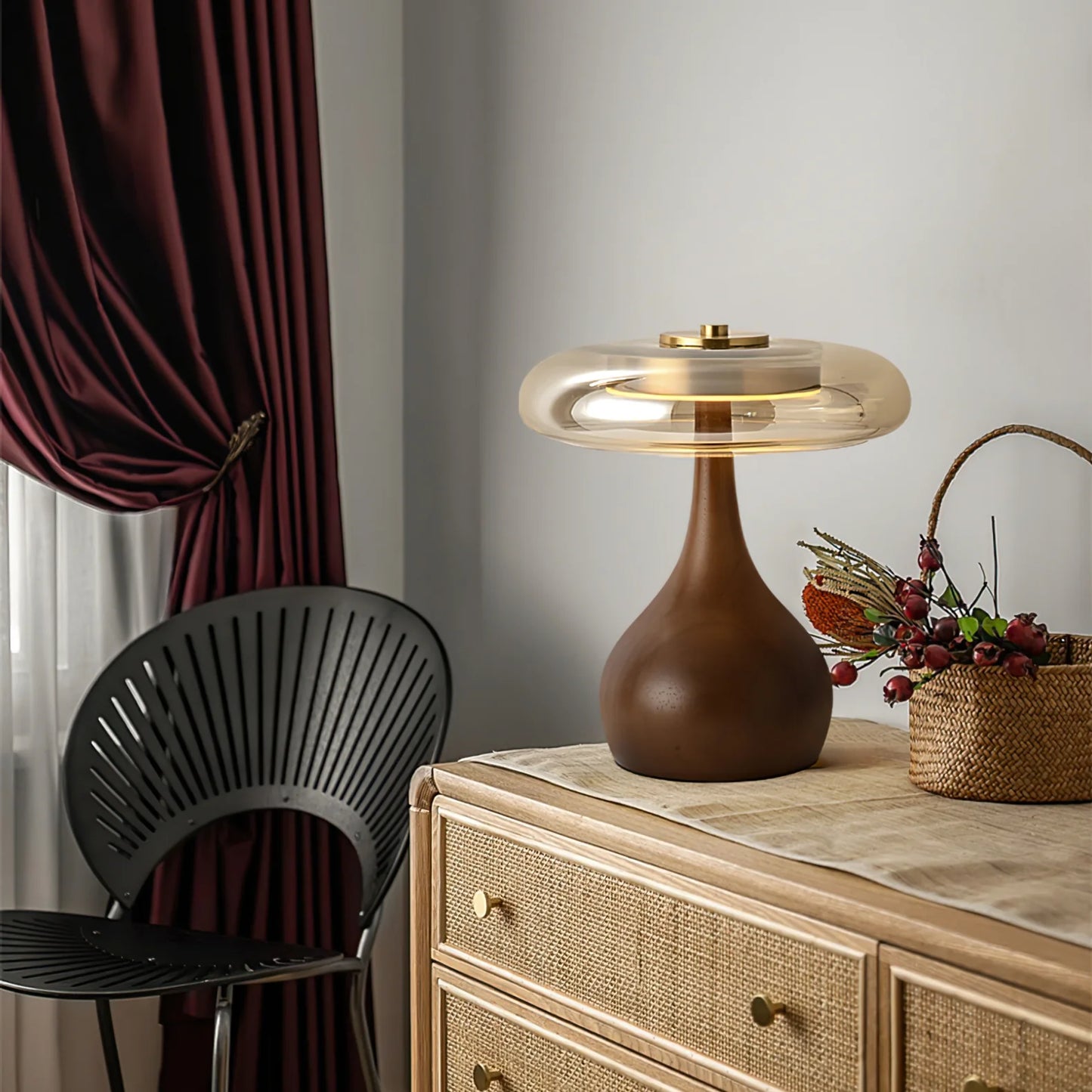 Table Lamp Glass Dome in Modern Design | Andiro