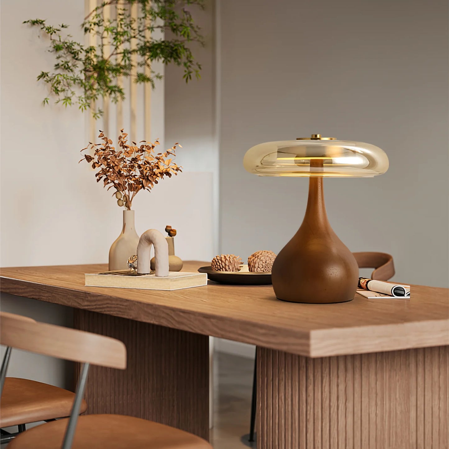 Table Lamp Glass Dome in Modern Design | Andiro