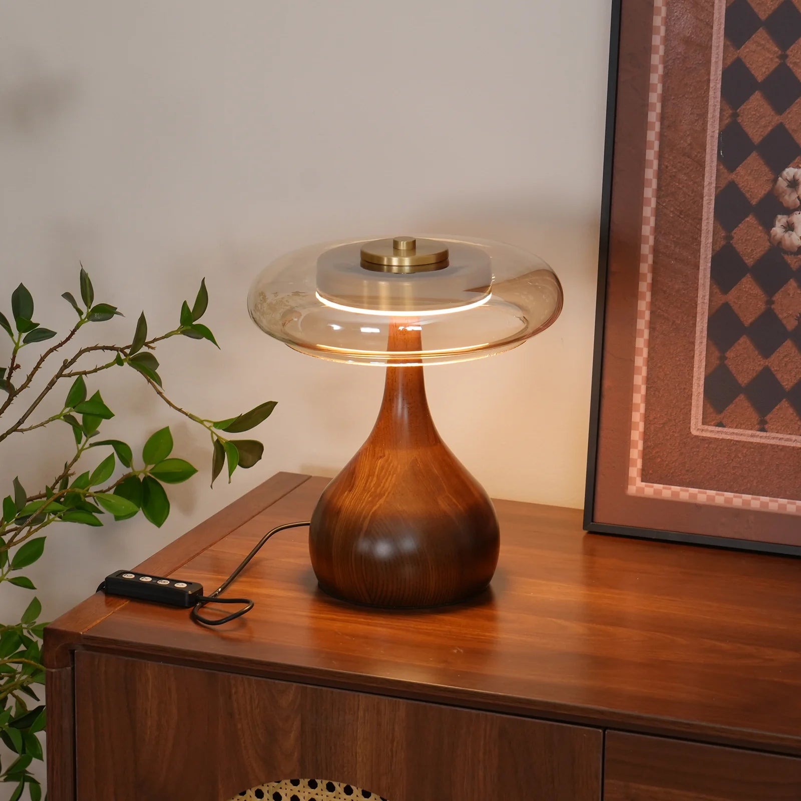 Table Lamp Glass Dome in Modern Design | Andiro