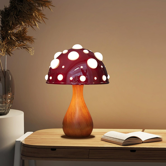 Table Lamp LED Mushroom Design with Warm White Light | Liora