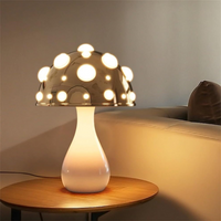 Table Lamp LED Mushroom Design with Warm White Light | Liora