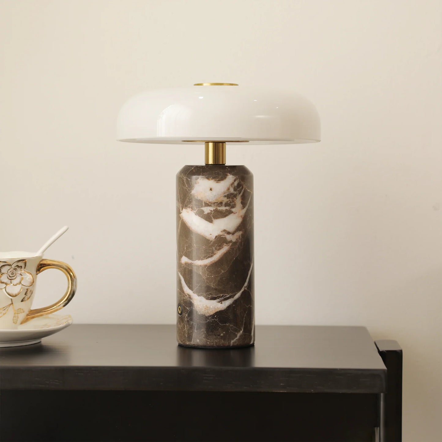 Table Lamp Marble Base Nordic Portable LED Design | Nicomar