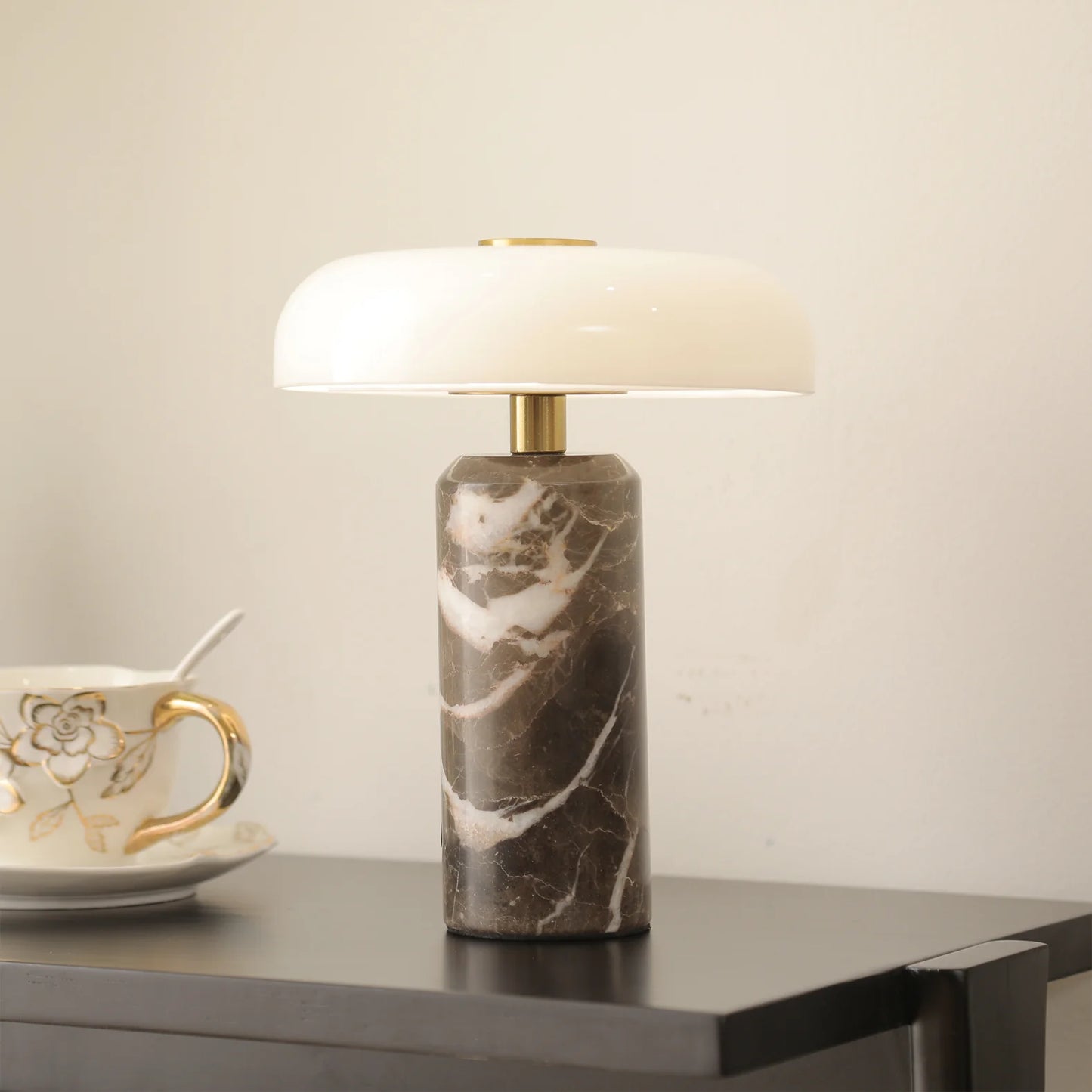 Table Lamp Marble Base Nordic Portable LED Design | Nicomar