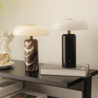 Table Lamp Marble Base Nordic Portable LED Design | Nicomar