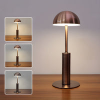 Table Lamp Metal Dome Shade Modern Bedroom | Solvani