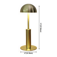 Table Lamp Metal Dome Shade Modern Bedroom | Solvani