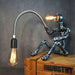 Table Lamp Metal Industrial Steampunk Design | Rovinek