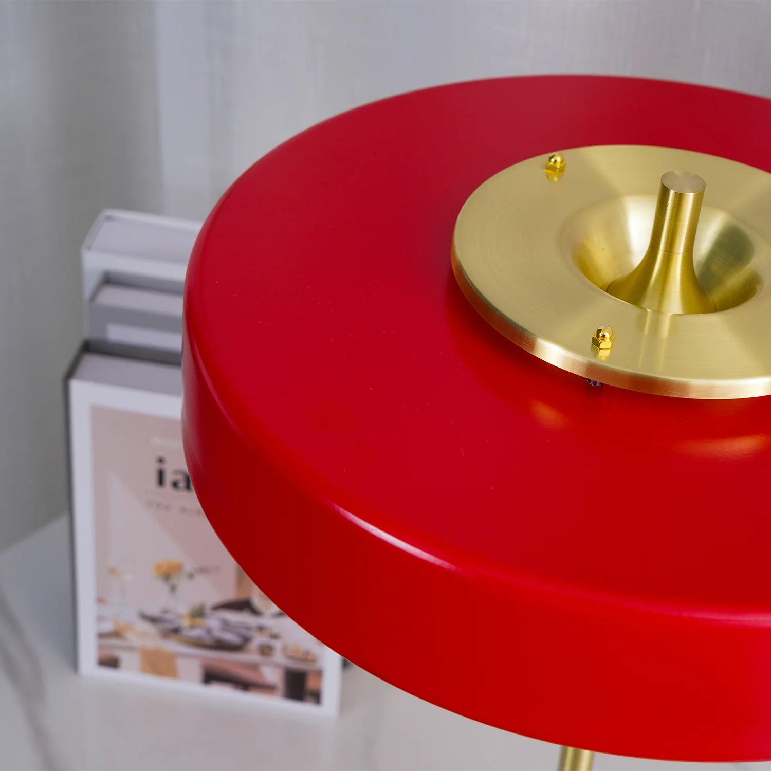 Table Lamp Metal Shade with Acrylic Diffuser Modern | Revolve