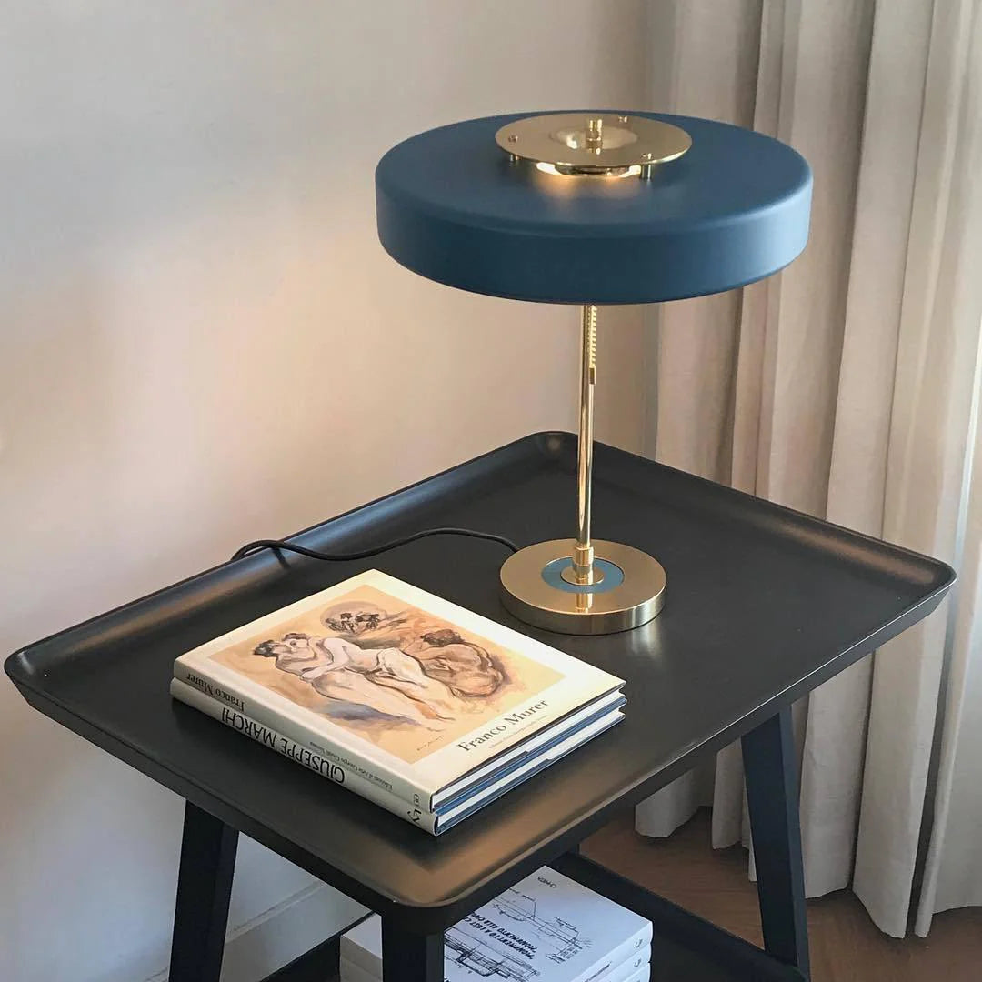 Table Lamp Metal Shade with Acrylic Diffuser Modern | Revolve