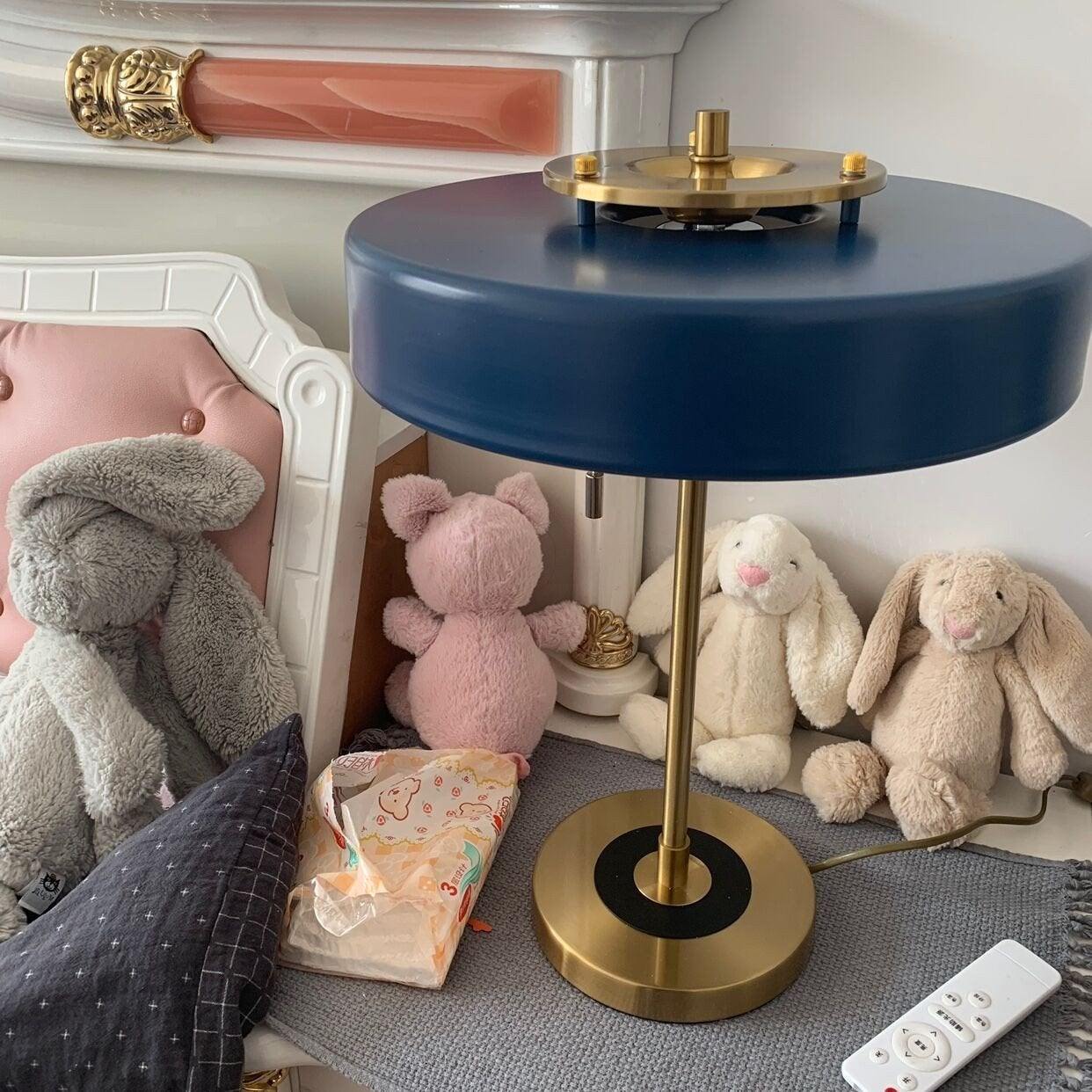 Table Lamp Metal Shade with Acrylic Diffuser Modern | Revolve