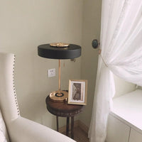 Table Lamp Metal Shade with Acrylic Diffuser Modern | Revolve