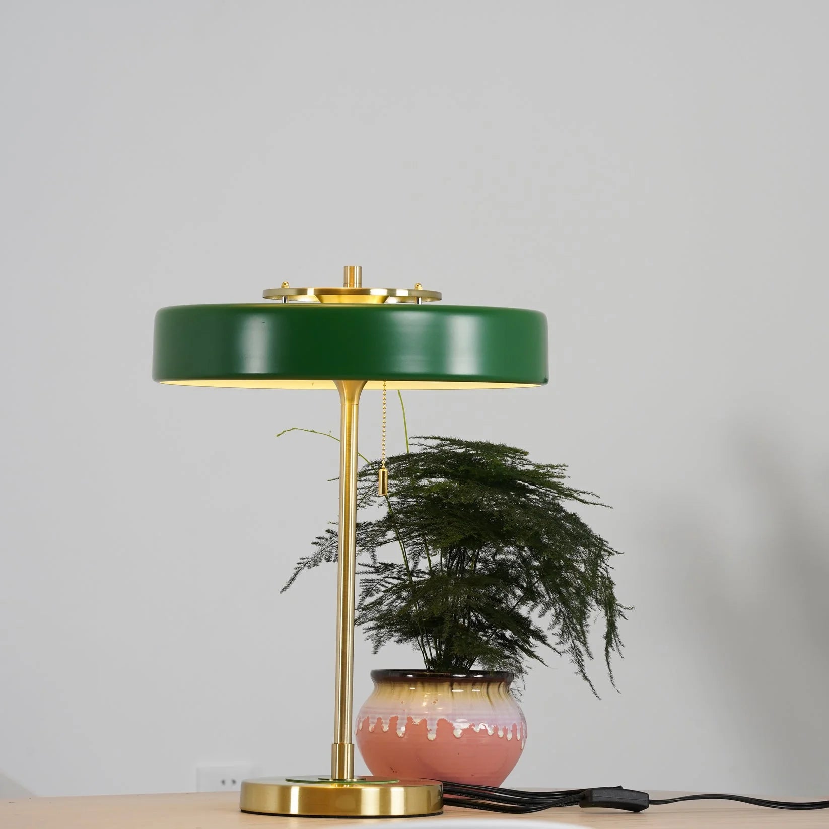 Table Lamp Metal Shade with Acrylic Diffuser Modern | Revolve