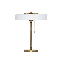 Table Lamp Metal Shade with Acrylic Diffuser Modern | Revolve