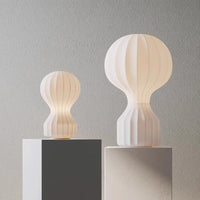 Table Lamp Silk Shade Organic Form Remember Style | Sibiro