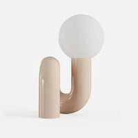 Table Lamp Spiral Glass Modern Accent | Tolrian