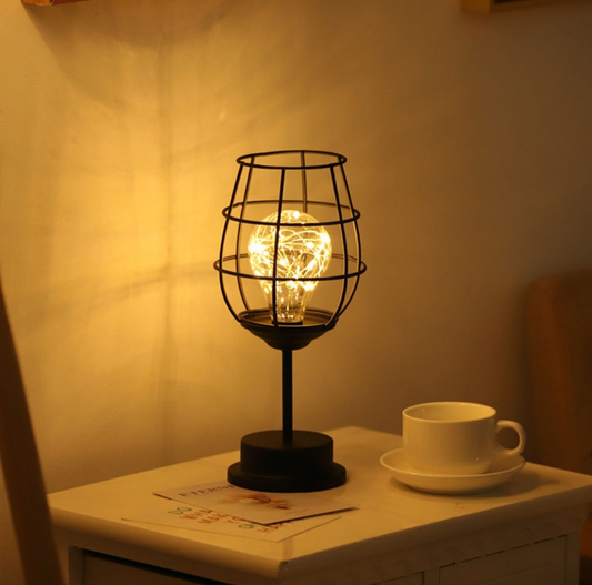 Table Lamp Wireless LED with Modern Steel Finish | Toriva