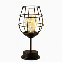 Table Lamp Wireless LED with Modern Steel Finish | Toriva