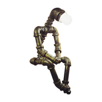 Table Lamp in Antique Bronze Industrial Style | Rovant