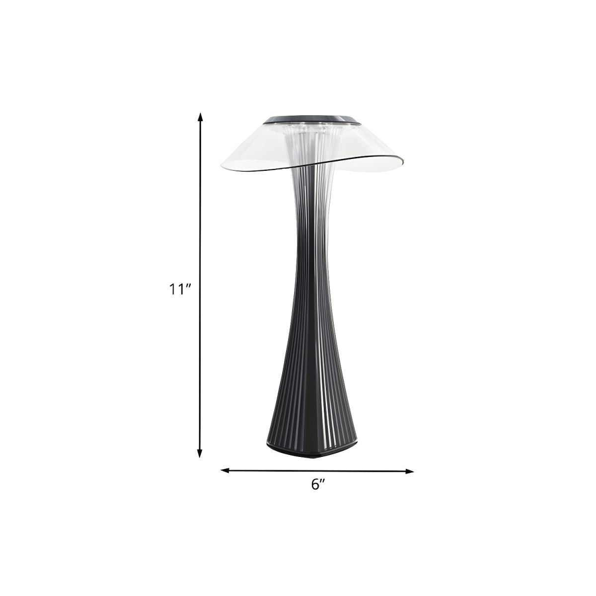 Table Lamp with Acrylic Shade Contemporary Design | Zeyvon