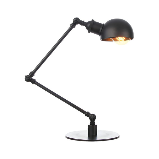 Table Lamp with Adjustable Arm Retro Industrial Style | Savira
