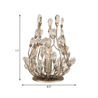 Table Lamp with Crystal Retro Accent Modern Style | Velira
