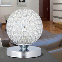 Table Lamp with Crystal Shade Modern Bedroom Style | Cyrano
