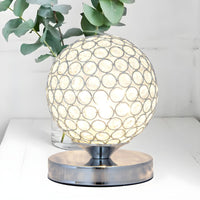 Table Lamp with Crystal Shade Modern Bedroom Style | Cyrano