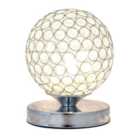 Table Lamp with Crystal Shade Modern Bedroom Style | Cyrano