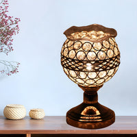 Table Lamp with Crystal Shade Modern Gold Design | Cyrina