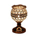 Table Lamp with Crystal Shade Modern Gold Design | Cyrina