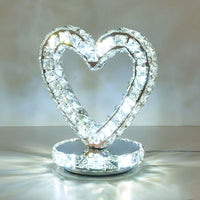 Table Lamp with Crystal Shades Modern Ambient Light | Veylorn