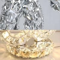 Table Lamp with Crystal Shades Modern Ambient Light | Veylorn