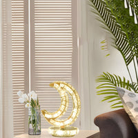 Table Lamp with Crystal Shades Modern Ambient Light | Veylorn