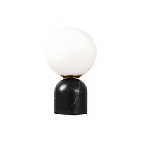 Table Lamp with Dome Marble Base Modern Style | Grivano