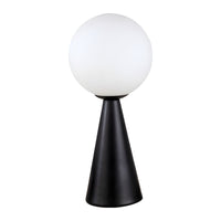 Table Lamp with Glass Globe Postmodern Style | Veliora