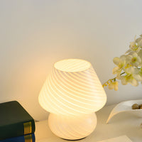 Table Lamp with Glass Shade Modern Living Room | Ceravio