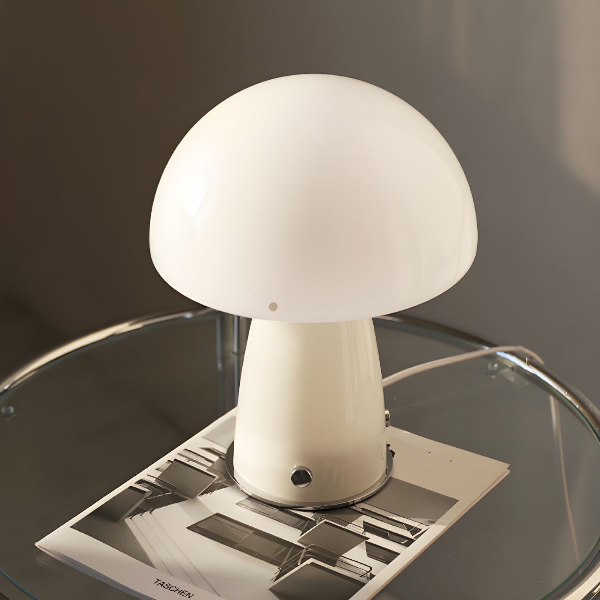 Table Lamp with Glass Shade Nordic Modern Style | Avolin