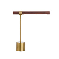 Table Lamp with Golden Finish Modern LED | Velory