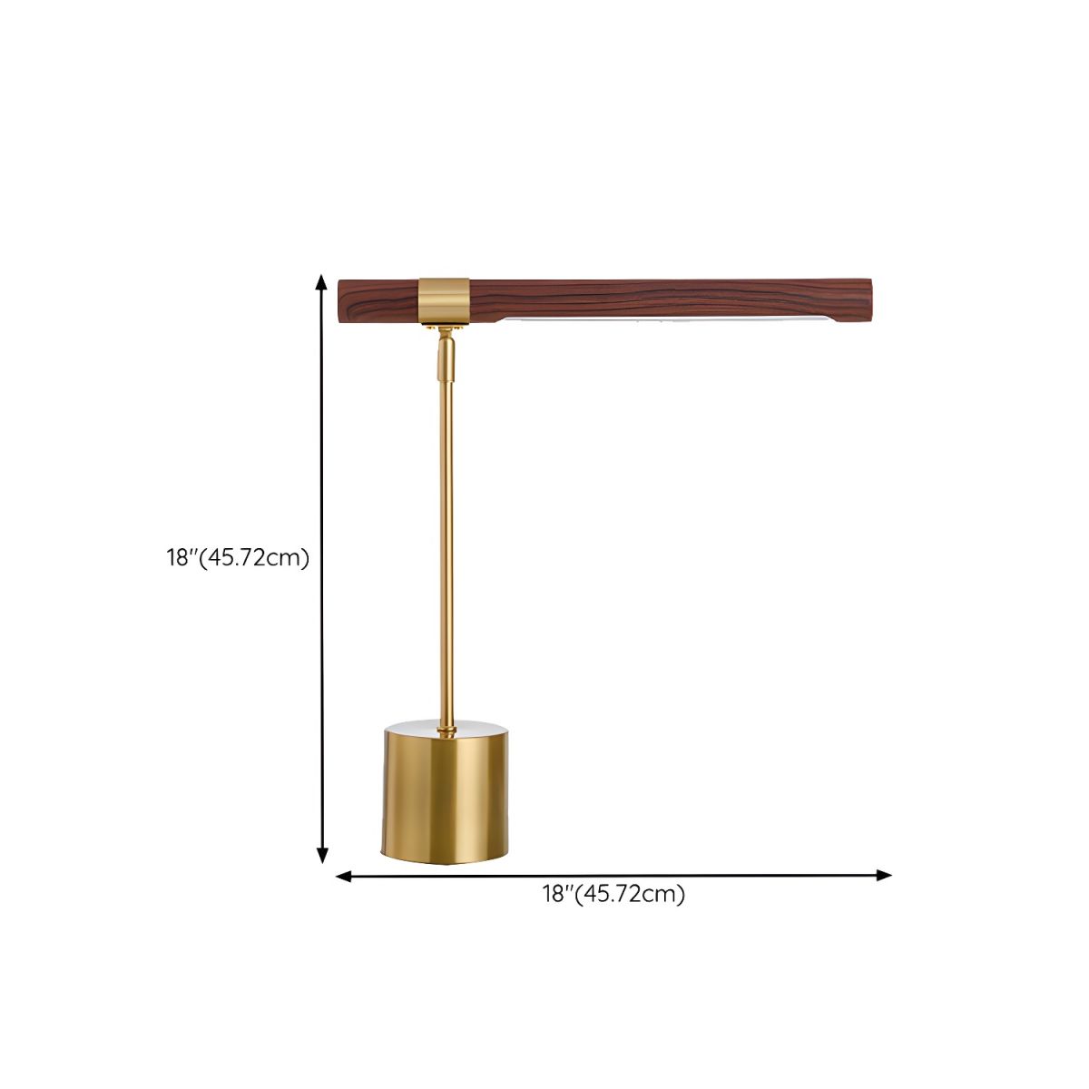 Table Lamp with Golden Finish Modern LED | Velory