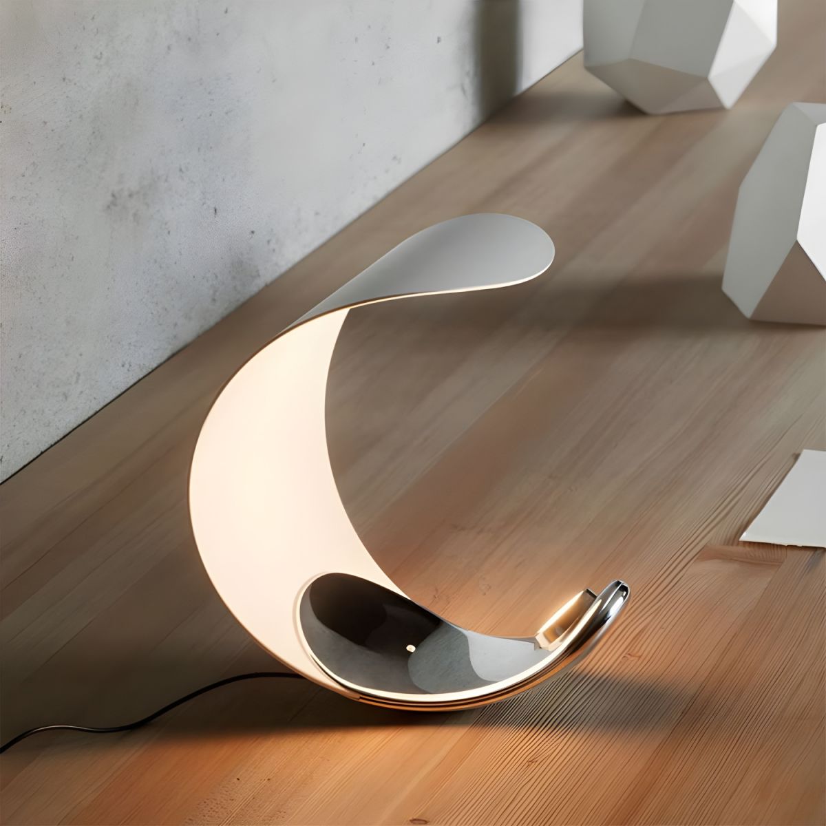 Table Lamp with Metal Base Minimalist LED | Velano