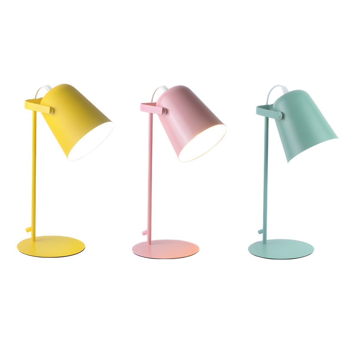 Table Lamp with Metal Bell Shade Nordic Style | Zaviro