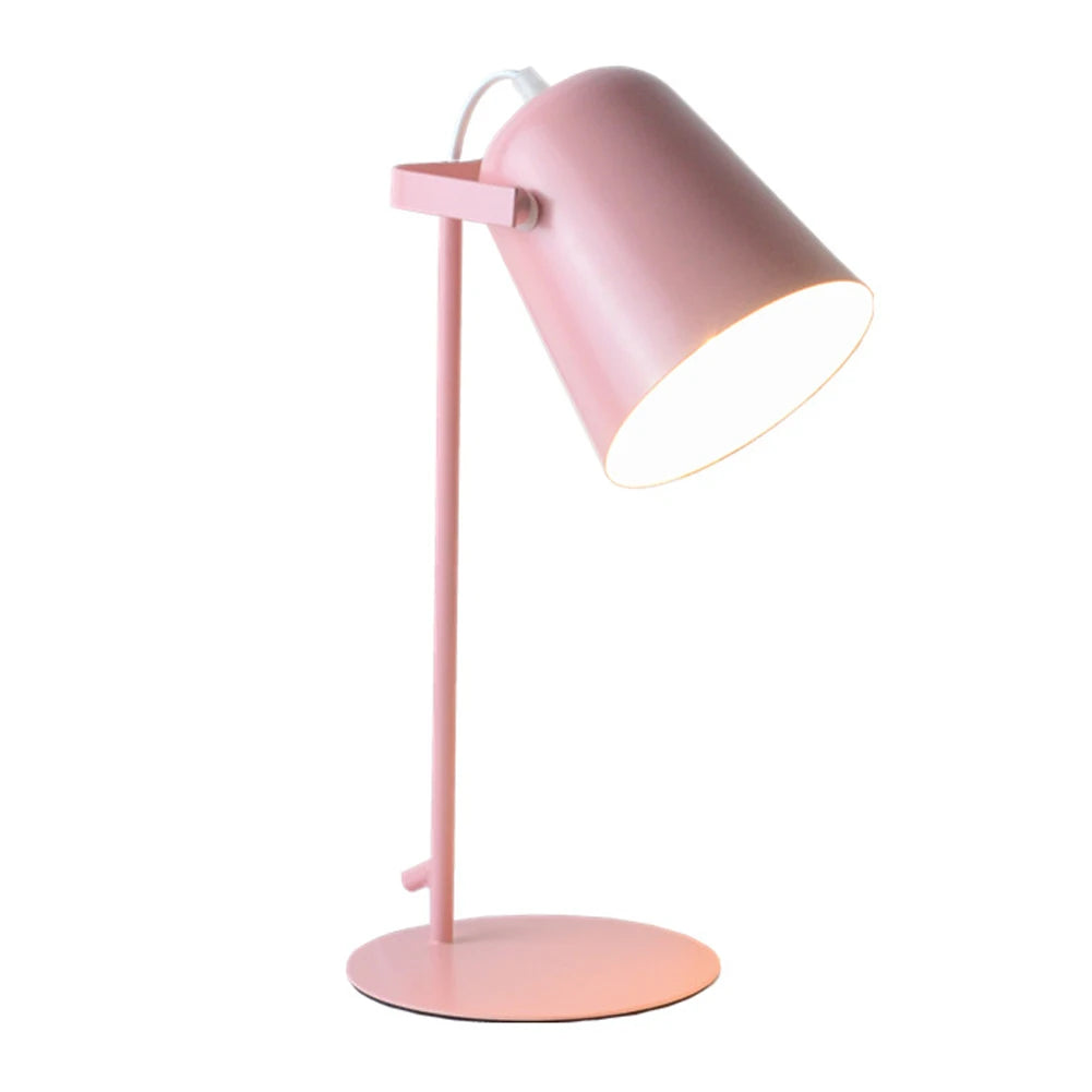 Table Lamp with Metal Bell Shade Nordic Style | Zaviro