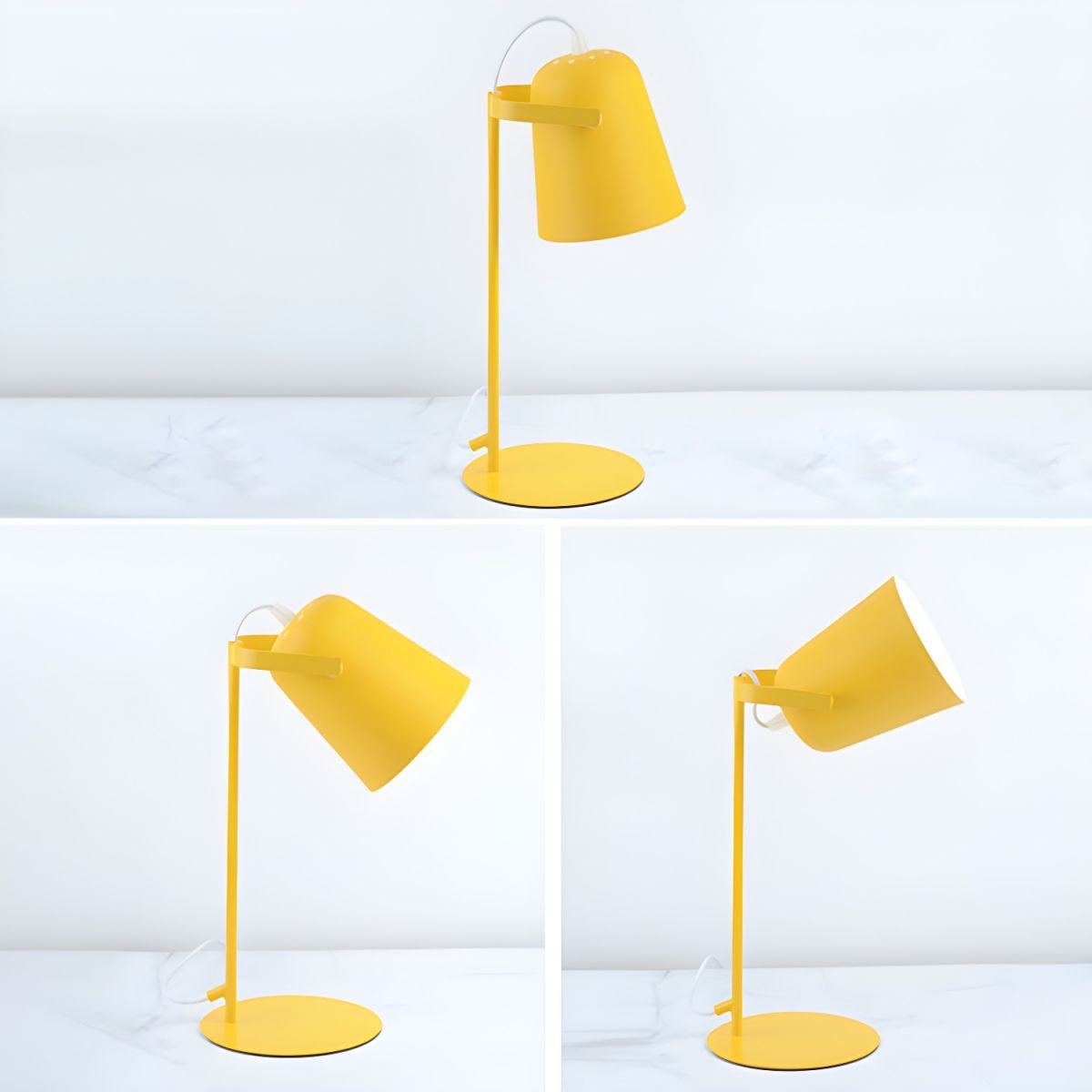Table Lamp with Metal Bell Shade Nordic Style | Zaviro