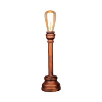 Table Lamp with Metal Pipe Industrial Design | Corvian