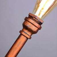 Table Lamp with Metal Pipe Industrial Design | Corvian