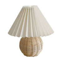 Table Lamp with Rattan and Pagoda Shade Oriental | Ranvio