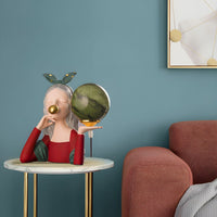 Table Lamp with Spherical Glass Nordic Style | Eryden
