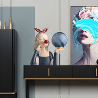 Table Lamp with Spherical Glass Nordic Style | Eryden