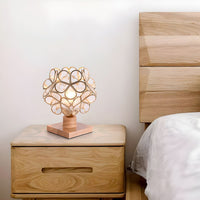 Table Lamp with Stained Glass Nordic Tiffany Style | Florvia