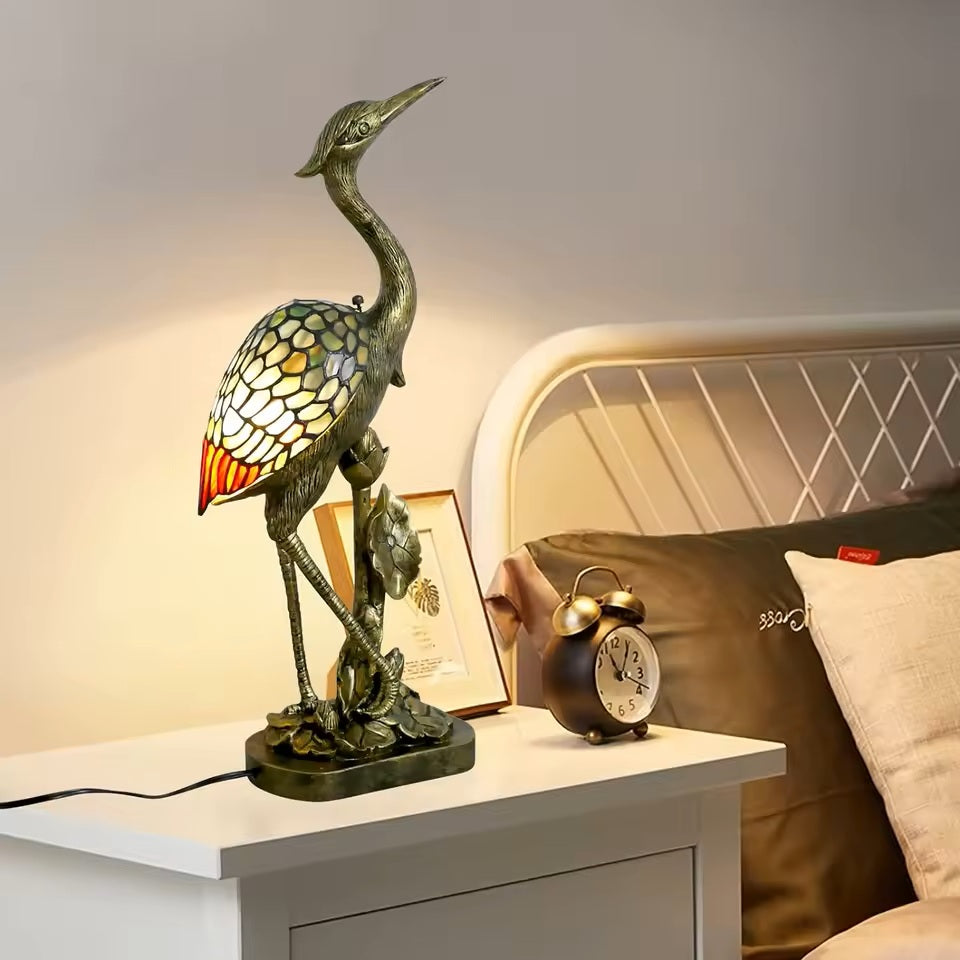 Table Lamp with Stained Glass Tiffany Style | Trivor
